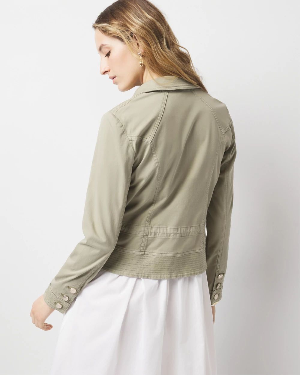 Pret Soft Casual Moto Jacket | White House Black Market